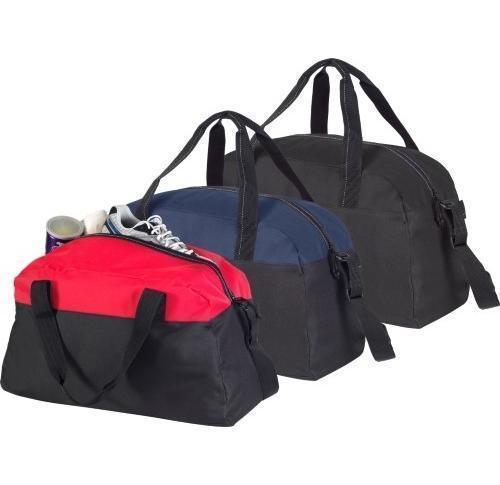 Branded Sports Bag Holdall Gym Bags - Black