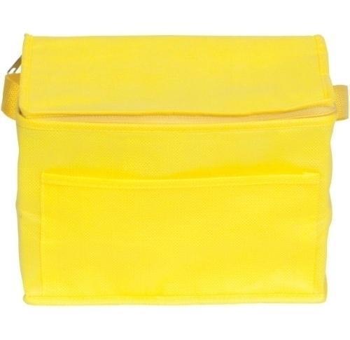 Custom 6 Can Cooler Bags - Yellow
