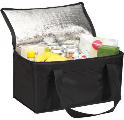 Printed Logo 12 Can Cooler Bags - Black Tonbridge' 