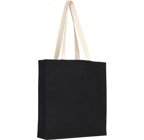 Promotional Canvas Shopping Bags - 8oz  Shopper Tote Bag Black
