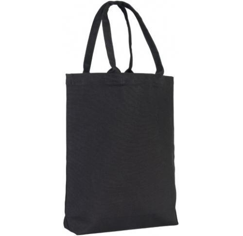 Branded Canvas Midi Tote Shopper Bags Buckland' 10oz Black