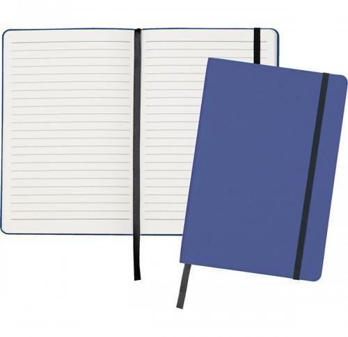 Custom Printed A5 Flexi Cover Notebook - Navy Blue