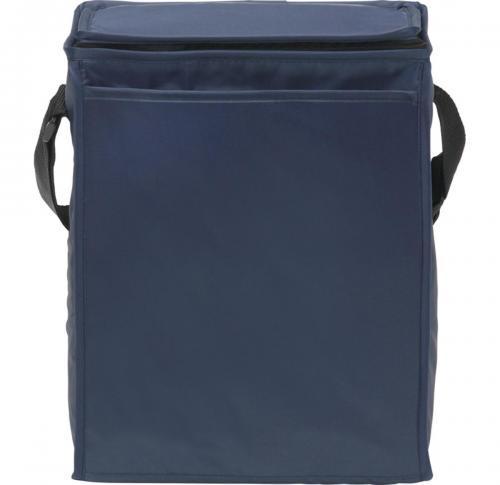 Printed Logo Insulated Food Cooler Bags Large - Navy Blue 6 75ml Bottles