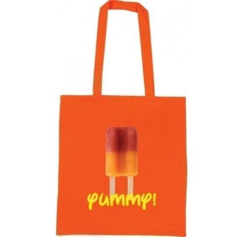 Snowdown Premium Cotton Tote Bag - Orange