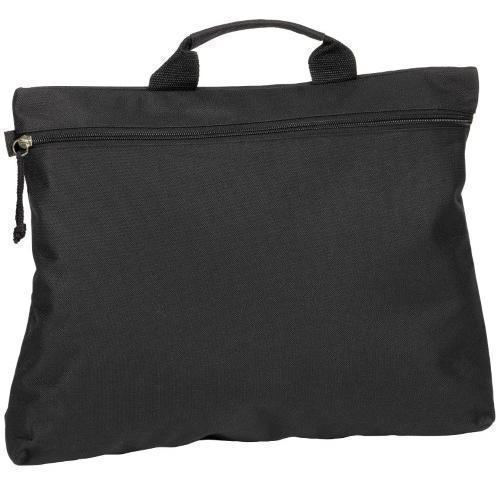 Custom Zipped Document Bags Swale Black