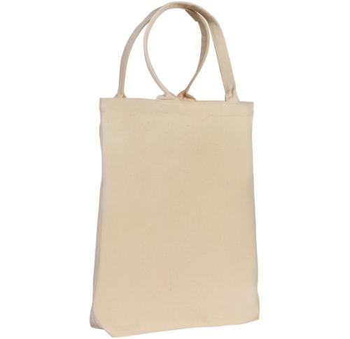 Printed Natural Cotton Canvas Shopper Tote Buckland Eco 10oz 