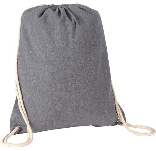 Recycled Cotton 6.5oz Drawstring Rucksack Newchurch Eco 