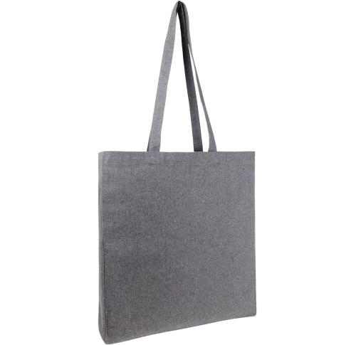 Grey Recycled Cotton Big Tote Shopper Newchurch Eco