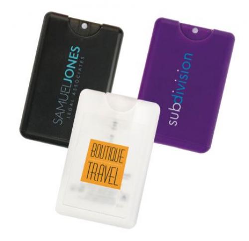 20ml Credit Card Size Antibacterial Hand Sanitiser Spray