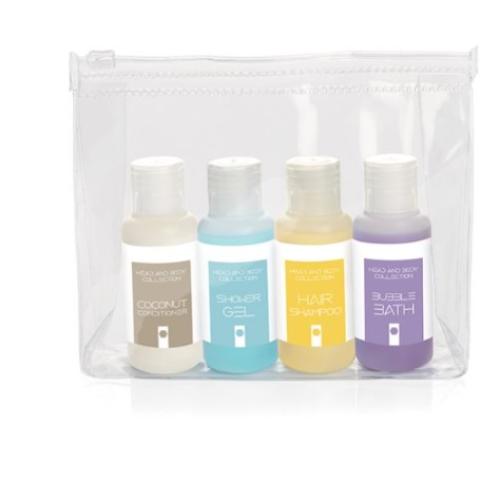 Custom Printed Weekend Travel Toiletry Set In A Bag