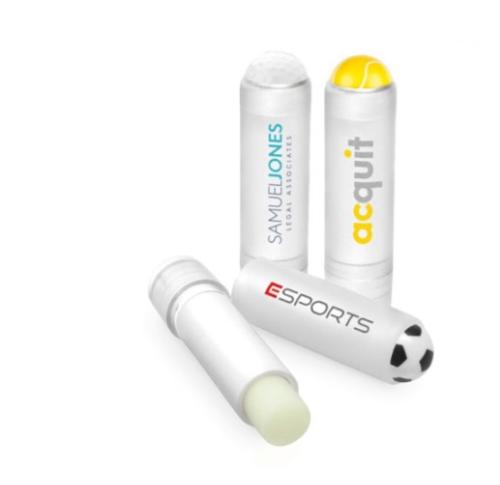 Printed Sports Lip Balms Vanilla Fragrance - Football, Tennis Or Cricket Top