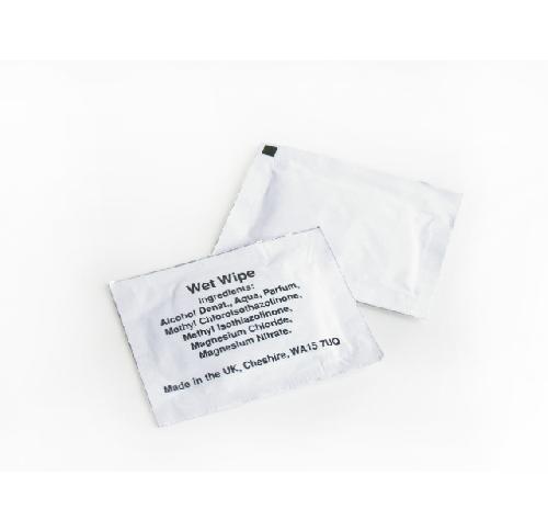 Single Wet Wipe Sachet