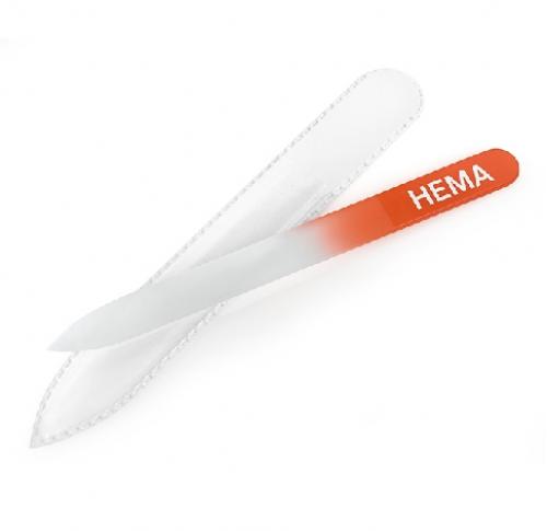 Branded Glass Nail Files, 135mm
