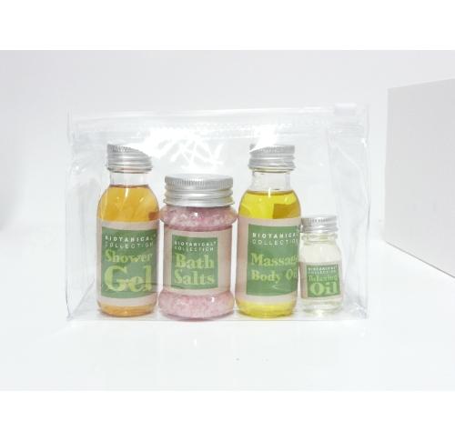 Natural Toiletry Set In An EVA Bag