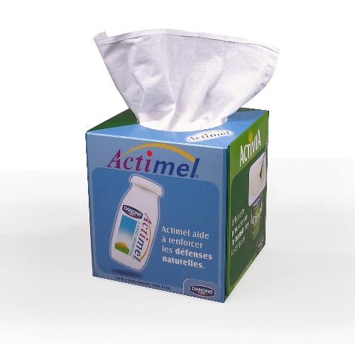 Branded Big Cube Tissue Box With 100 Tissues Box Size