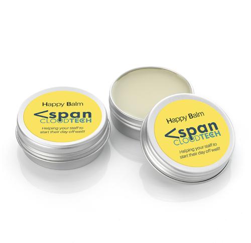 Promotional Happy Balm In An Aluminium Jar (10ml)