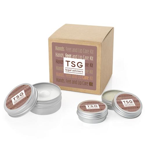 Custom Hands, Feet And Lip Care Kit In A Box