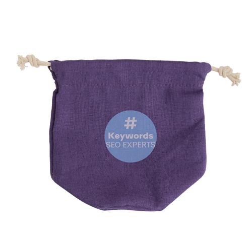 Small Purple  Hemp Bag