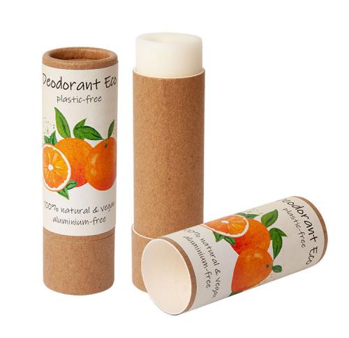 Printed Logo Eco Deodorant Sticks With Organic Orange Fragrance (20g)