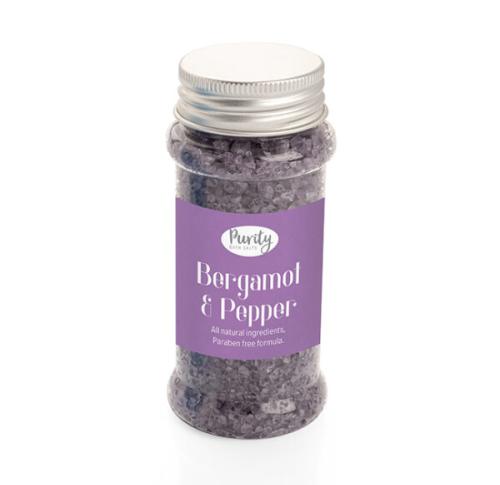 Purple Bergamot & Pepper Bath Salts, 120g