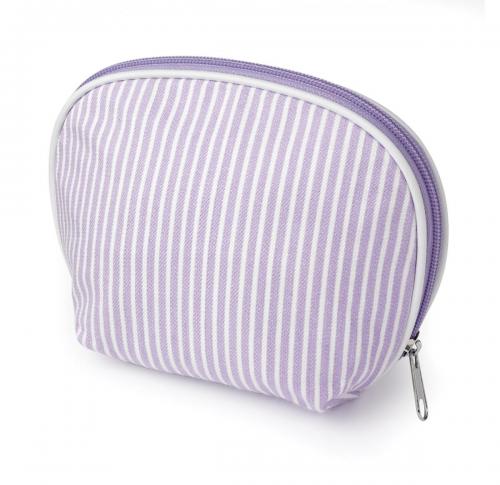 Printed Striped Cotton Make Up Bags