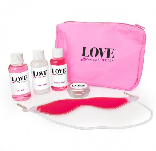 Custom Wellbeing Pamper Kit Pink 6 Piece