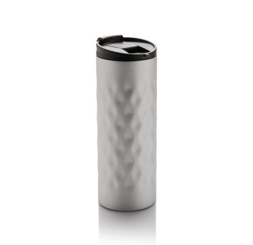 Customised Insulated Stainless Steel Geometric Tumbler Silver 250ml