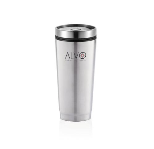 Custom Leak Proof Travel Mug Tumbler Silver
