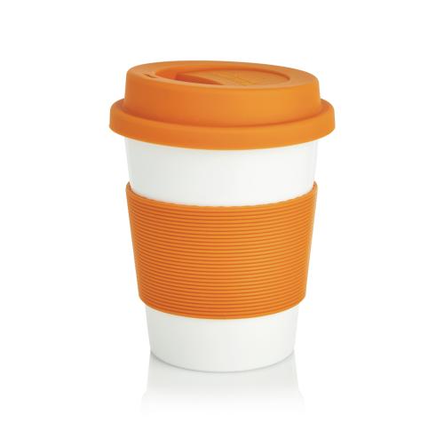 Promotional PLA Eco Coffee Cup 350ml - Orange