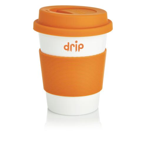 Promotional PLA Eco Coffee Cup 350ml - Orange