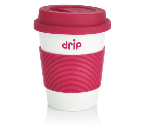 Branded Eco PLA Coffee Cup Red