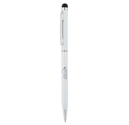 Thin metal stylus pen