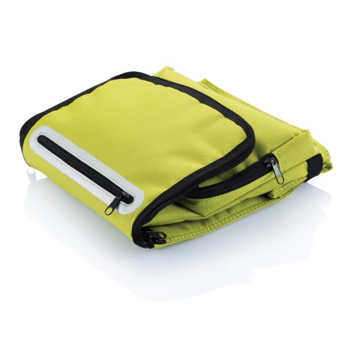 Printed Promotional Foldable Cooler Bags Lime Green