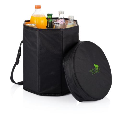 Branded Camping Festival Cooler Box Seats  30cm Foldable 