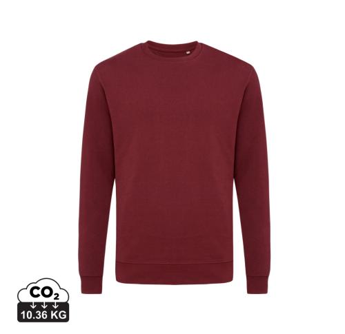 Iqoniq Zion recycled cotton crew neck - Burgundy burgundy