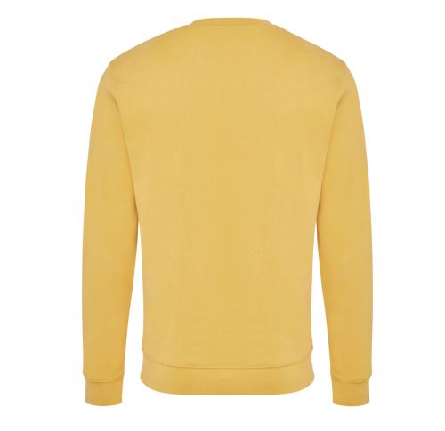 Iqoniq Zion recycled cotton crew neck - Yellow ochre yellow