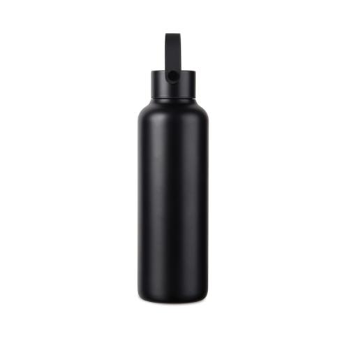 Branded VINGA Baltimore RCS recycled SS bottle 600 ML black