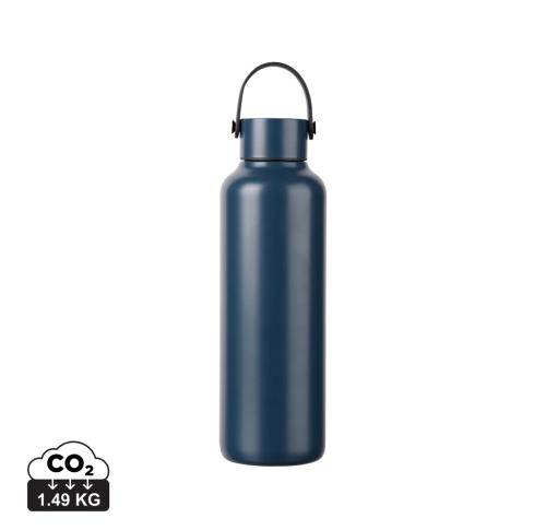 Custom VINGA Baltimore RCS recycled SS bottle 600 ML navy