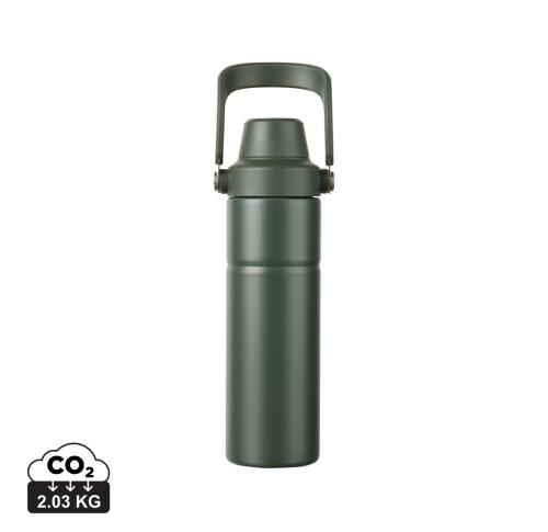 VINGA Baltimore trek RCS recycled SS bottle 600 ML - Green green