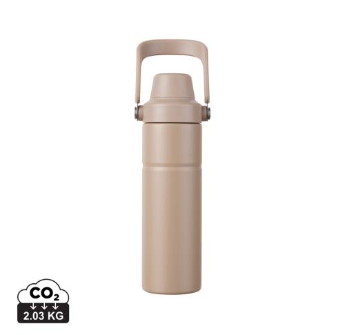 VINGA Baltimore trek RCS recycled SS bottle 600 ML greige
