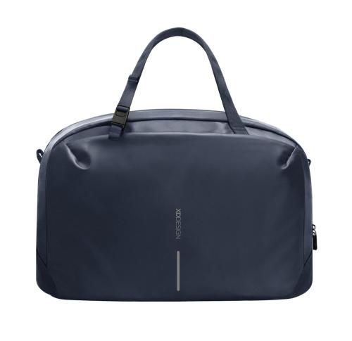 Branded Urban Water Resistant Weekend Bag navy, grey