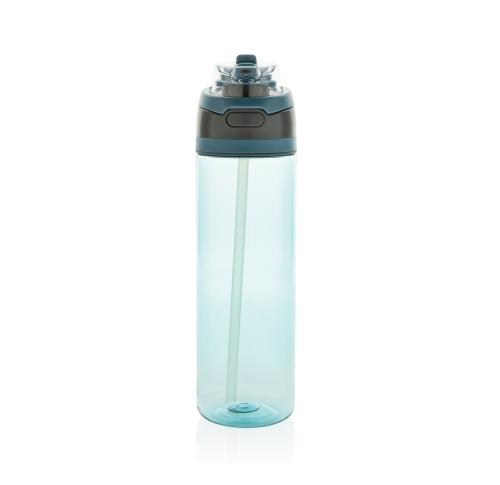 Custom Omni sip RCS RPET water bottle 800ML blue
