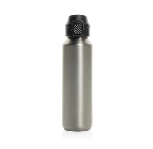 Custom Via RCS Re-steel lockable sport bottle 600ML - Silver silver