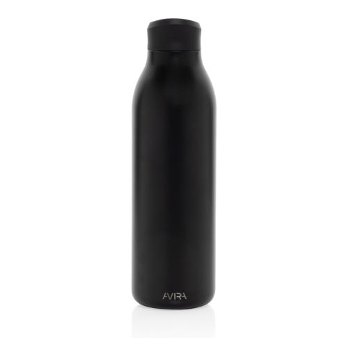 Branded Avira Alok RCS re-steel 360 waterbottle 600ML - Black black