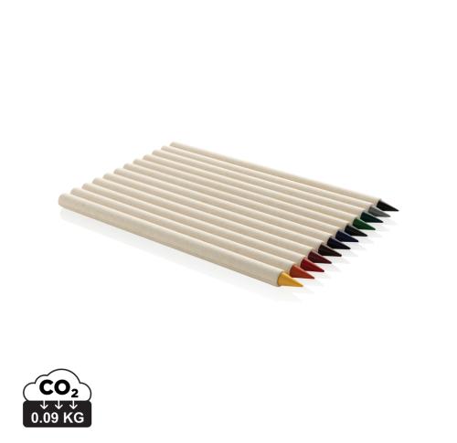 Micki GRS infinity 12pc coloring pencil set white