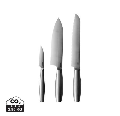 BOSKA Kitchen Knives Copenhagen, set of 3 steel