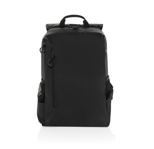 Lima Aware™ RPET water resistant 15.6 laptop backpack black