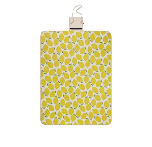 Branded VINGA Arwe GRS picnic blanket yellow