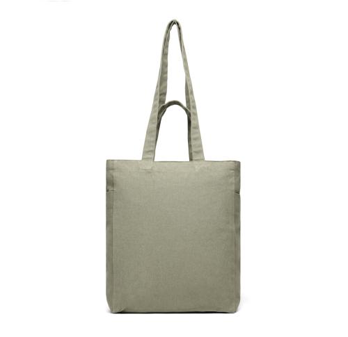 VINGA Hilo AWARE™ recycled canvas zip tote green