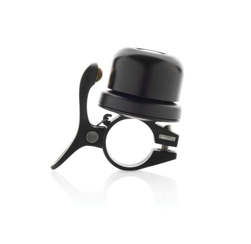 Pedalfinder bike bell with worldwide locating black